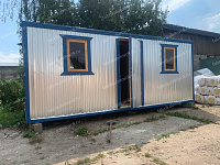 Блок-Контейнер Распашонка с двумя перегородками БК-04 ДВП 6х2,4